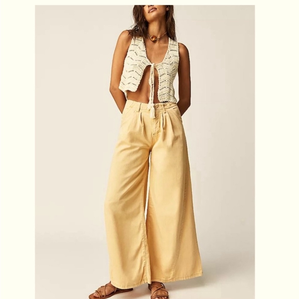 Free People Wide-Leg Pants
